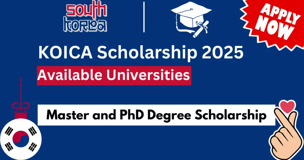 KOICA Scholarship Available Universities