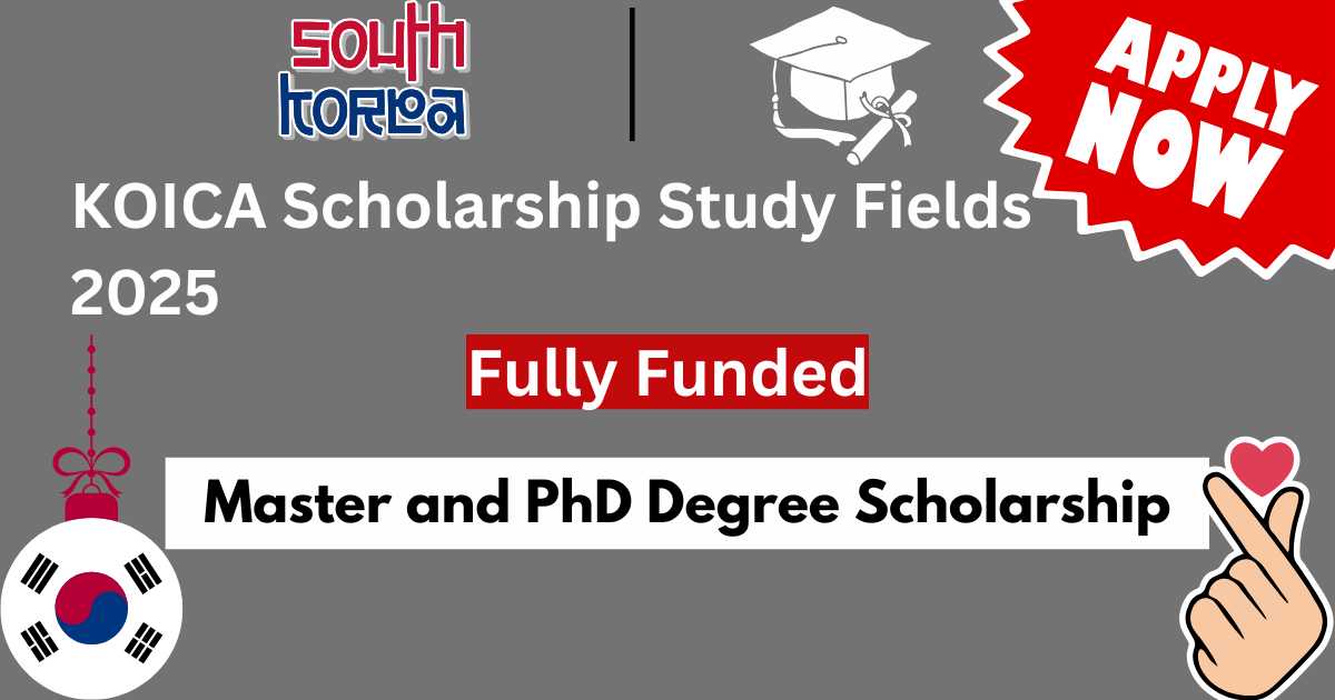 Koica Scholarship Study Fields
